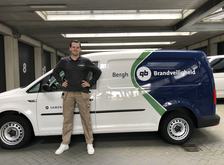 Lars van den Bergh start bij Bergh Brandveiligheid
